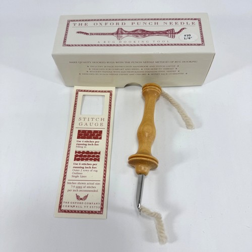 The Oxford Punch Needle Rug Hooking Tool #10 1/4" Made in USA 