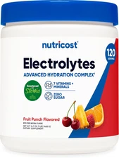 Electrolyte Complex Powder (120 Servings, Fruit Punch) - Hydration Supplement Dr