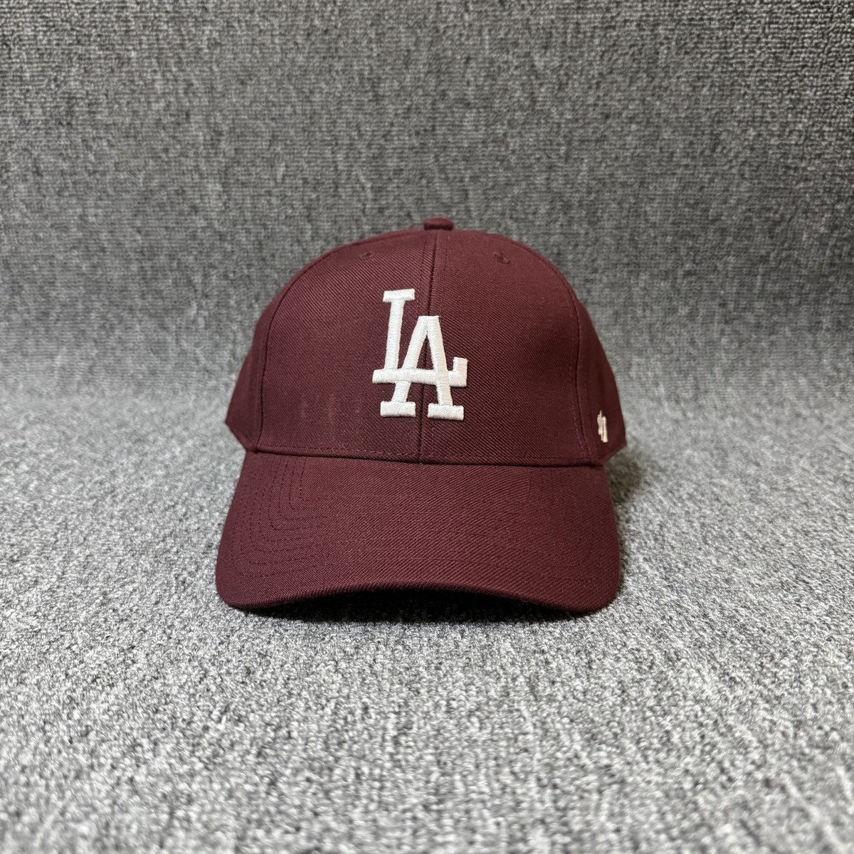 47 Brand Los Angeles Dodgers Dad Hat Strapback Burgundy OSFA Cap