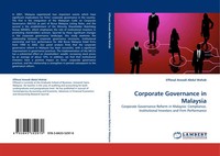 Effiezal Aswadi Abdul Wahab | Corporate Governance In Malaysia | Taschenbuch