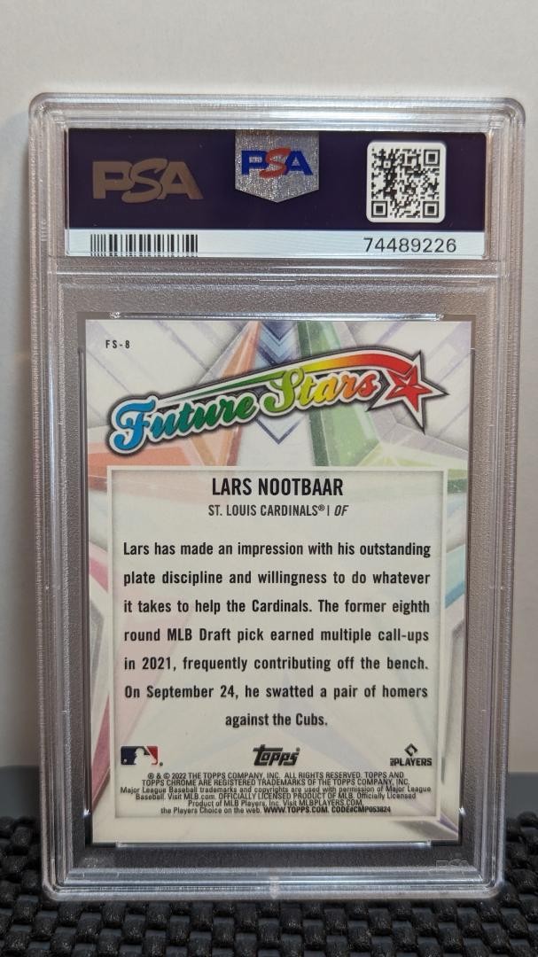 ゲームセンター・ゲームカード 2022 Topps Chrome Lars Nootbaar PSA WBC 2022 Topps Chrome Lars Nootbaar PSA WBC #0870ce | eBay