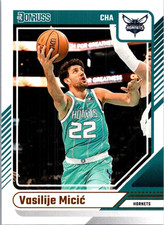 Vasilije Micic #162 - Base Set - 2024-25 Panini Donruss - Charlotte Hornets
