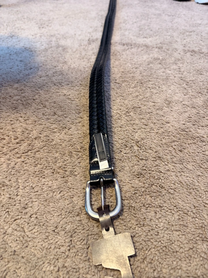 全新蔻驰男女通用黑色腰带 尺寸 34 FS5922 — 第 2/3 张图片