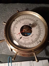 Vintage Chelsea Ship's Bell Barometer