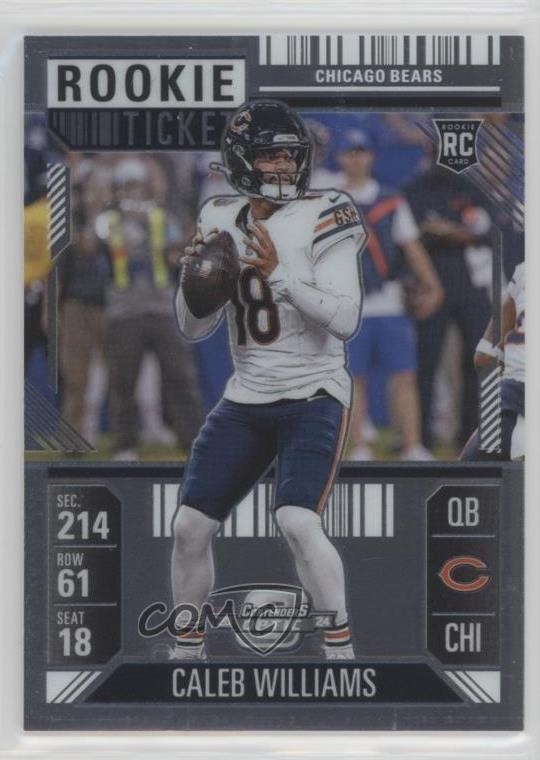 2024 Panini Contenders Optic Rookie Ticket Caleb Williams #68 0l1b