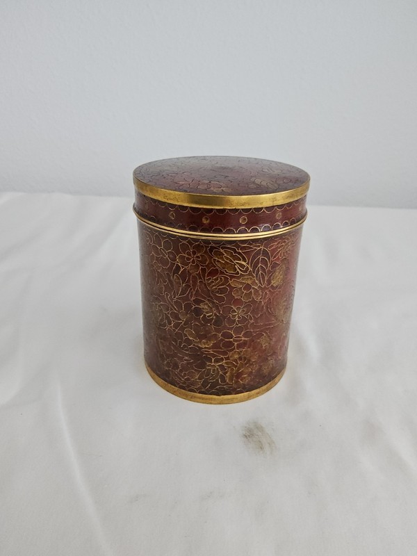 Cloisonne Round Box