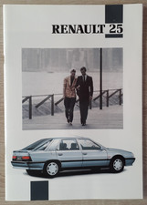 Renault 25 Range Brochure 1991 - GTS  TXE  TXI  V6 Injection  Baccara