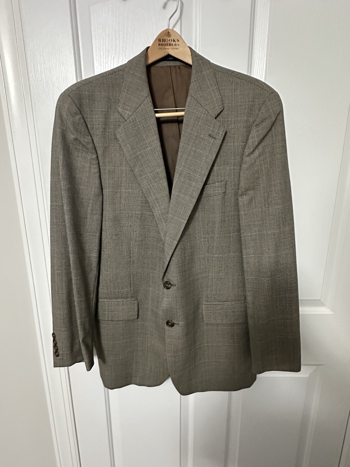 VINTAGE Polo Ralph Lauren Blazer Mens Plaid University Club (NO SIZE TAG)