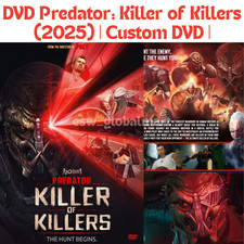 DVD Predator: Killer of Killers (2025) Sci-Fic Animation | Custom DVD