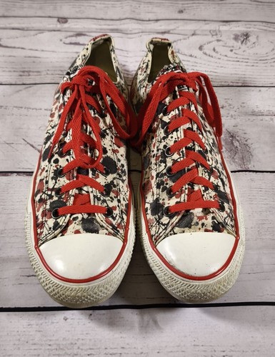 Converse All Stars Größe 12 Lack/Tintenspritzer