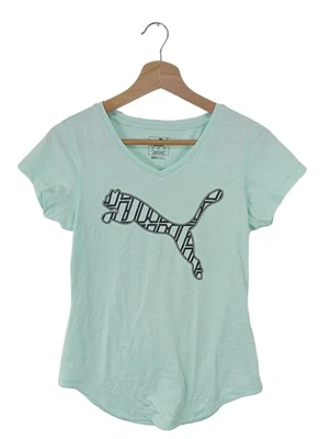 PUMA T-shirt imprimé Dames Haut T EU 36 turquoise style décontracté - Photo 1/4