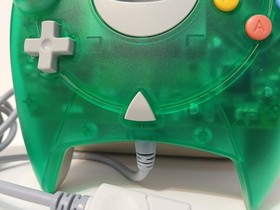 Sega Dreamcast HKT-3020 Home System + Clear Green Ctrl, Tremor Pak, Game & Cords
