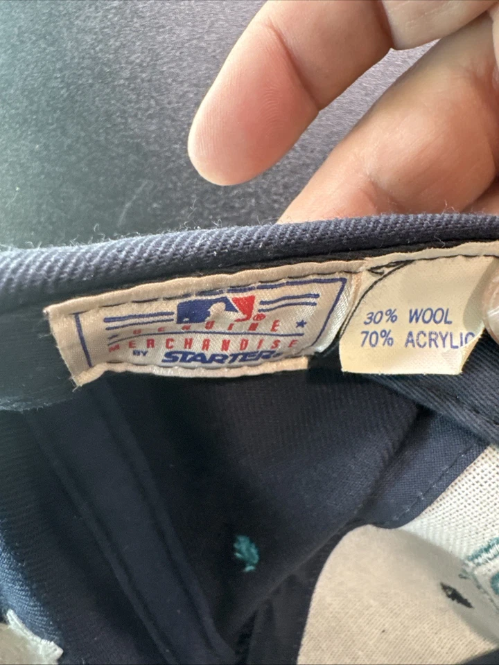 Raro Sombrero de Colección Años 90 Tri Power The Natural Starter Seattle Mariners Snapback Foto 4 de 4