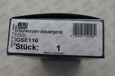 BorgWarner (BERU) (GSE116) Steuergerät, Glühzeit für MERCEDES