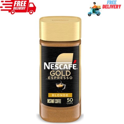 Nescafé Gold Espresso Blonde, Instant Coffee, 3.5 oz