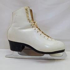 Vintage Harlick Custom Ice Skates John Wilson Taylor's Special Blades Well Used