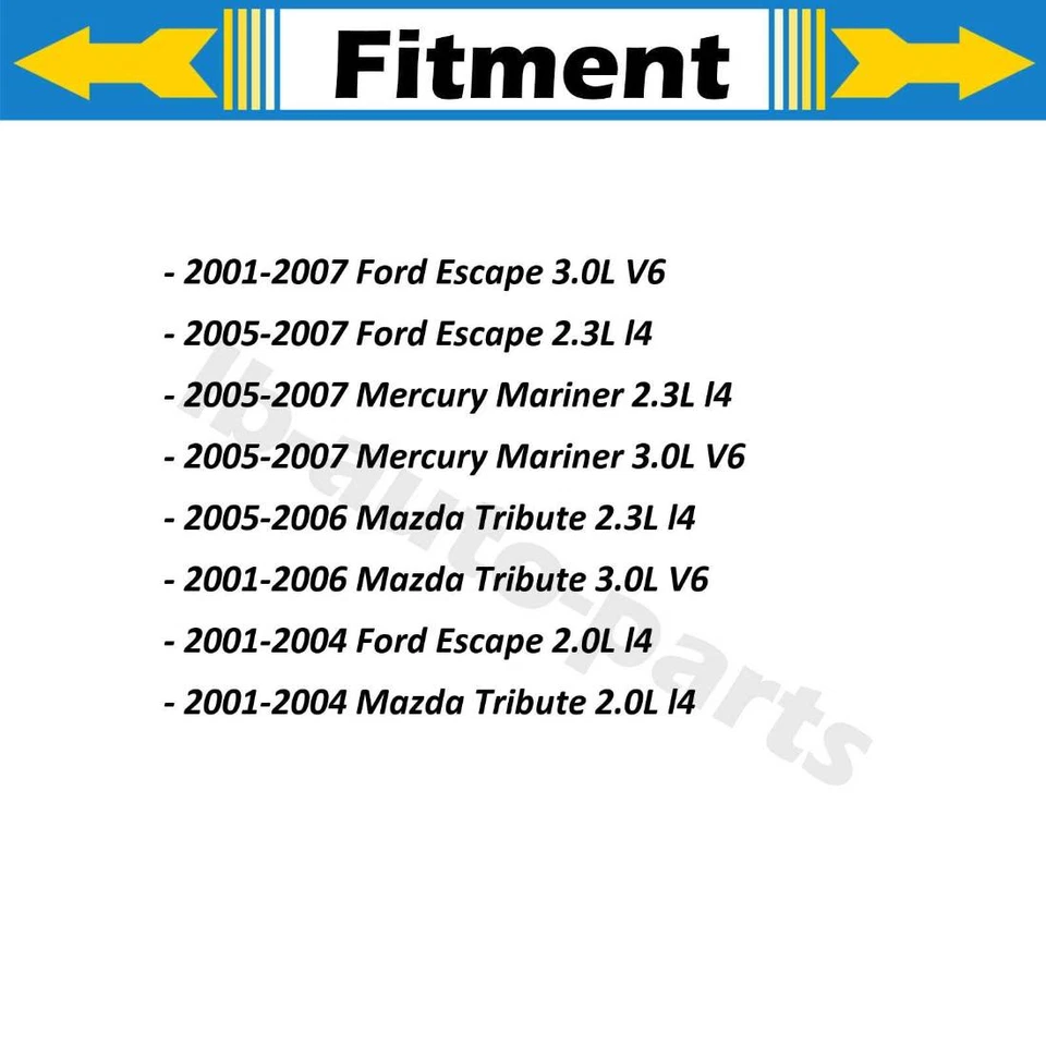 2x Manguera de freno delantera para Mazda Tribute 2005 2006 2,3 L Foto 2 de 4