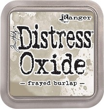 Frayed Burlap Distress Oxides Ink Pad 3 x 3 x 0.75 Inch Stamping Craft