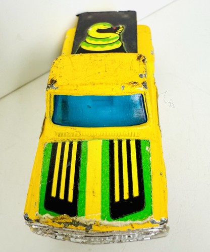 Vintage Zylmex Chevy Stepside Pickup Truck Yellow P338 Hong Kong 67 68 69 70 - Picture 4 of 8