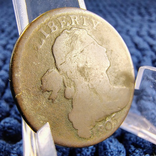1803 Draped Bust Large Cent - Small Date & Large Fraction - G Details - Picture 3 of 14