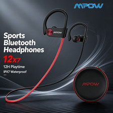 Mpow Bluetooth Headphones Waterproof Wireless In-ear Earbuds Mic for Gym Running