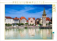 Puzzle Calvendo Centre-Ville Sur La Promenade Au Bord Du Lac De Lindau, Lac De C