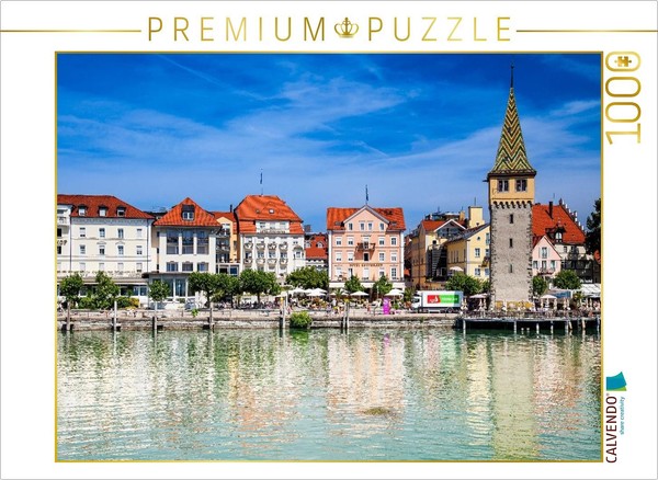 Puzzle Calvendo Centre-Ville Sur La Promenade Au Bord Du Lac De Lindau, Lac De C-image