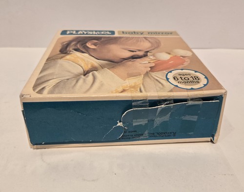 Vintage 1973 Playskool Baby Spielspiegel #45 mit Originalkarton RAR Verpackung - Bild 6 von 7
