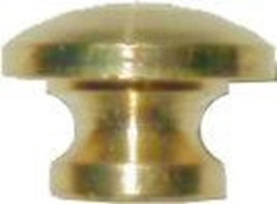 7/16'' Turned Knob Brass
