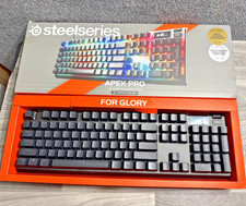 SteelSeries Apex Pro TKL Wireless Black RGB Keyboard Adjustable Actuation QWERTY