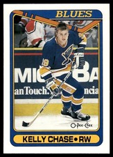 1990-91 O-Pee-Chee Kelly Chase Rookie St. Louis Blues #432