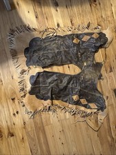 Vintage Western Bat-wing Style Leather Chaps Men  s