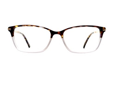 Ted Baker Brown Tortoise Ombre Grey Cat Eye Glasses Gold Temples 55 16 140