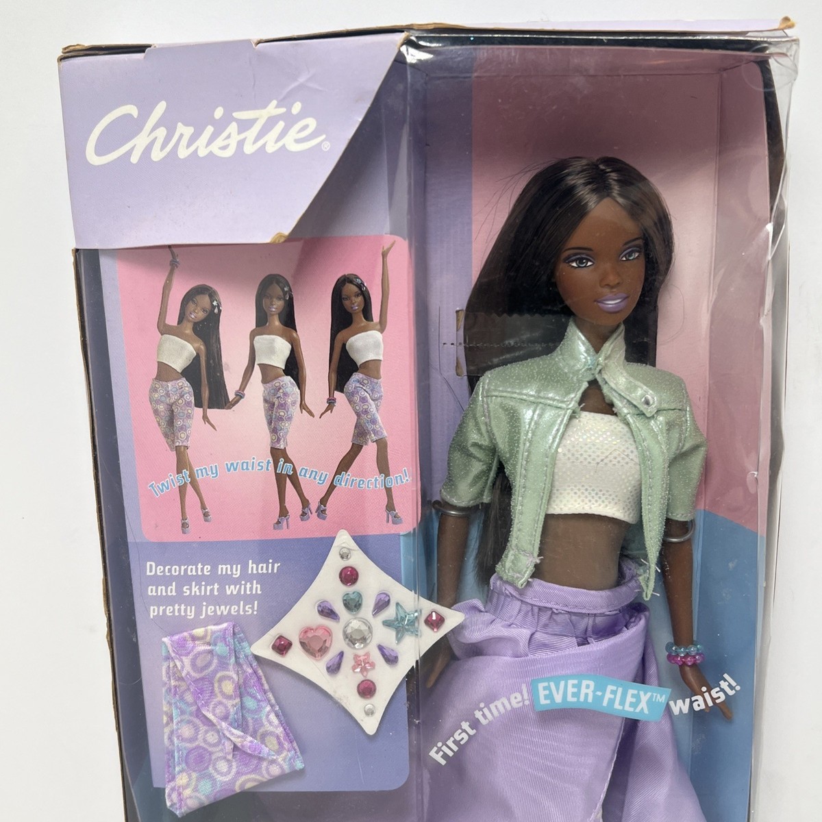 Barbie Jewel Girl Christie Doll First Ever-Flex Waist 28067 Mattel