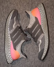 Size 13 - Adidas Ultra 4D 5.0 G58161 Running Shoes Men\'s Grey/Pink Gradient Knit adidas Ultra 4D  main image 4