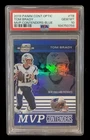 2019 optic contenders #TB tom brady; blue holo 68/99 MVP prizm PSA 10