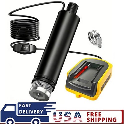 Transfer Pump Compatible with Dewalt 20V Battery, 500GPH Portable Water Pump