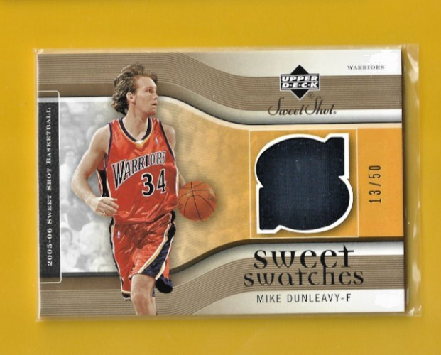 Mike Dunleavy Jr. 2005-06 Upper Deck Sweet Shot Sweet Swatches   #'rd 13/50