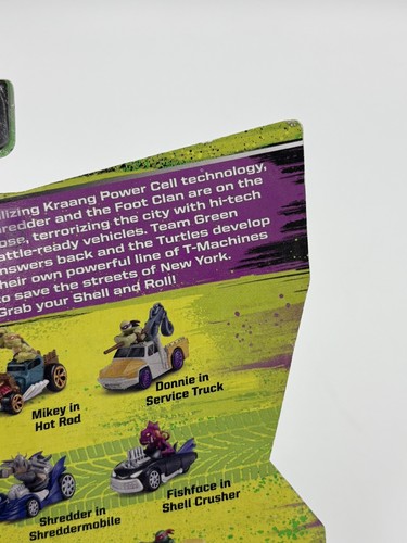 Teenage Mutant Ninja Turtles T-Machines Fishface in Shell Crusher Diecast Car - Picture 13 of 22