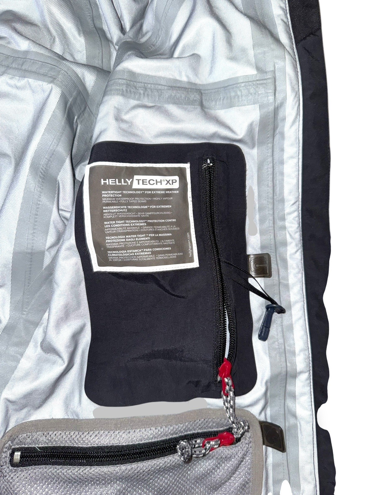 HELLY HANSEN Waterproof Tech XP Jacket Shell Hood… - image 6