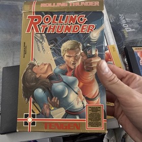 Nintendo NES Rolling Thunder (Tengen, 1986) Box Manual