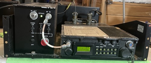 GENERAL DYNAMICS URC-200 VHF/UHF Transceiver & Amplifier & Power Supply Works A1