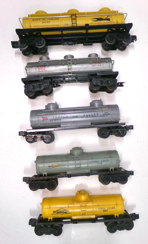 (5) Coches cisterna de posguerra Lionel calibre O (lote 7524) | Condition: Used