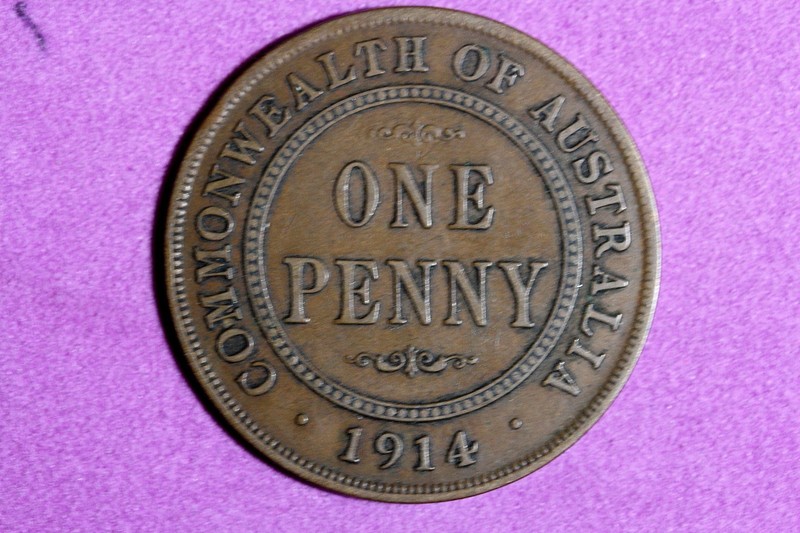 1914 Australia Bronze Penny #M25720