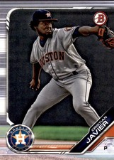 2019 Bowman Draft #BD160 Cristian Javier - Houston Astros Baseball Card {NM-MT}