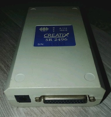 Creatix SR 2496 Digitech Saarbrücken 14400 BPS Modem Amiga Commodore PC Computer