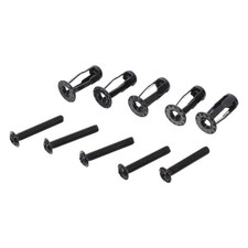 10 Pcs Expand Screw Rivet Nuts Hollow Door Anchors Screws Expansion
