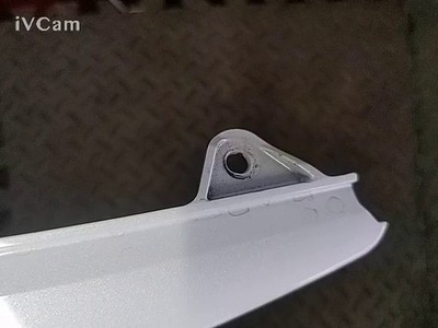 2024 NINJA ZX-6R zx6r ABS left tail cover fairing white blue 36041