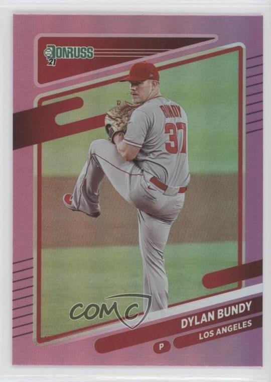 2021 Panini Donruss Holo Pink Dylan Bundy #205 gd1