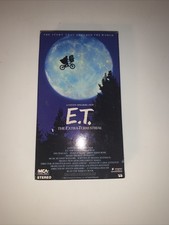 E.T. ET The Extra Terrestrial VHS 1982 Rare Green and Black Tape Spielberg